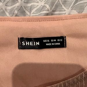 Skin and black dress